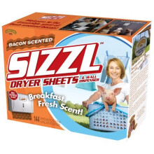 Prank-O Sizzl - Bacon Scelain Syer Dryer Box Boad Boady Boady Gifting Bote pour les farceurs Elephant blanc et Secret Santa Holiday Gift Wrap Bo