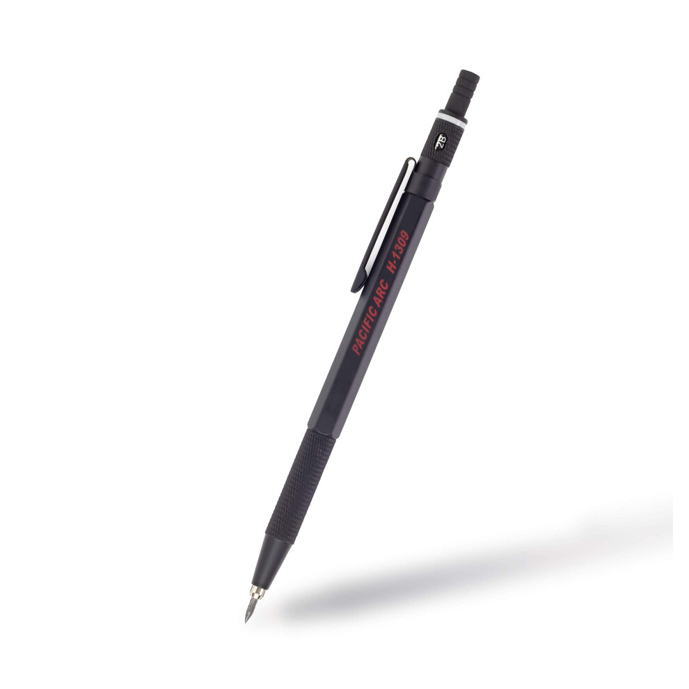 Porte-mines technique Pacific Arc Premium     alimentation par gravit   , tout m   tal, noir, 2 mm