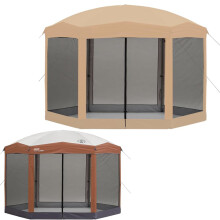 Telo di ricambio con set di reti compatibile con il gazebo portatile Coleman Back Home 10 x 12 - Tessuto RipLock 350 dalle prestazioni migliorate
