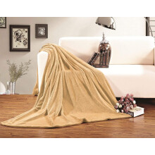 Elegant Comfort Ultra Super Soft Fleece Plush Luxury Blanket Full/Queen Gold