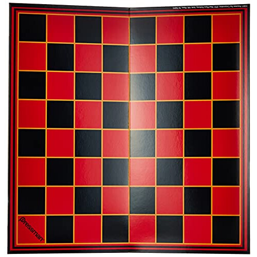 Pressman Checkers -- Classic Game With Folding Board and Interlocking Checkers  2 Players 1