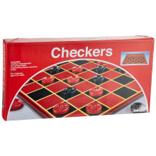Pressman Checkers -- Classic Game With Folding Board and Interlocking Checkers 2 Players