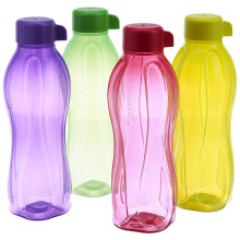 Tupperware Aquaslim Trinkflaschen-Set, 500 ml, 4 St   ck, B.5L, Farben k   nnen variieren
