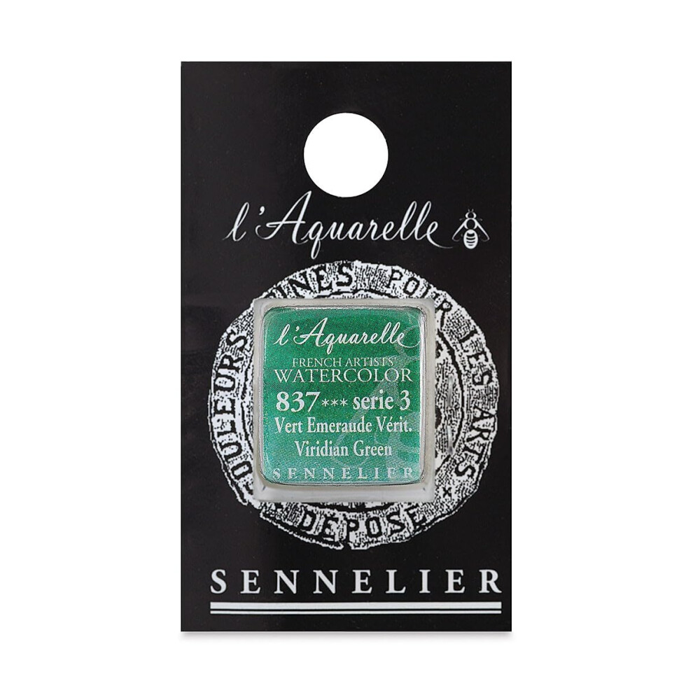 Acquerello Per Artisti Francesi Sennelier Mezza Pastiglia Viridian S3-image