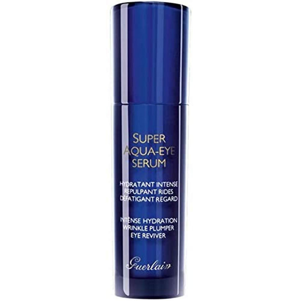 Guerlain Super Aqua Eye Serum Intense Hydration Wrinkle Serum Plumper for Unisex  0.5 Ounce