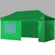 Eurmax USA Wande mit durchgehendem Reissverschluss fur 10 x 20 Easy Pop-Up-Zeltgehause, Seitenwand-Set mit aufrollbarem Netzfenster und Tur, nur