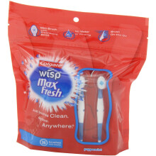 Colgate Wisp Portable Mini-Brush Optic White Coolmint 24 Count