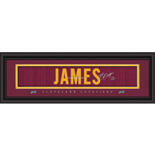 Cleveland Cavaliers Lebron James Signature Print