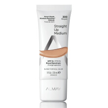 Almay, Smart Schattierung, Hauttonangleichendes Make-up, LSF 15, 300 Gerade Mittel, 1 fl oz (30 ml)