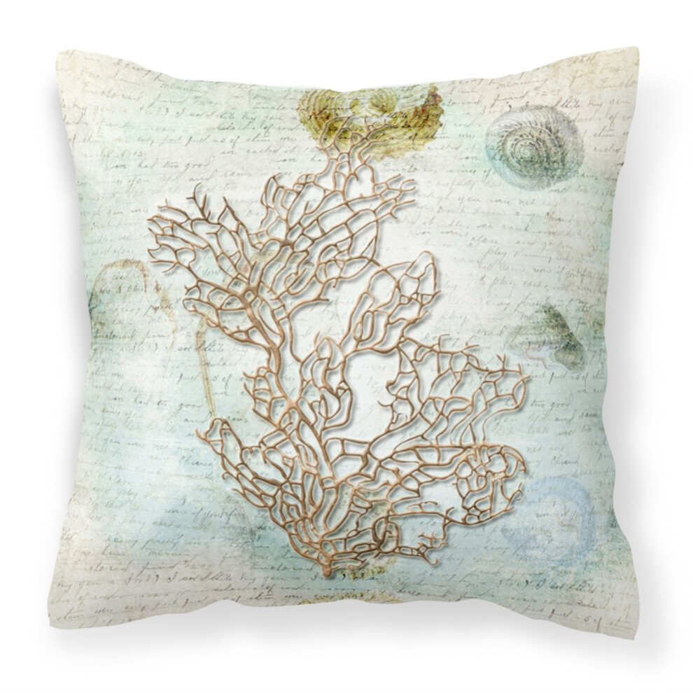 Coussin d   coratif en toile corail, grand format, multicolore, Caroline's Treasures SB3040PW1414