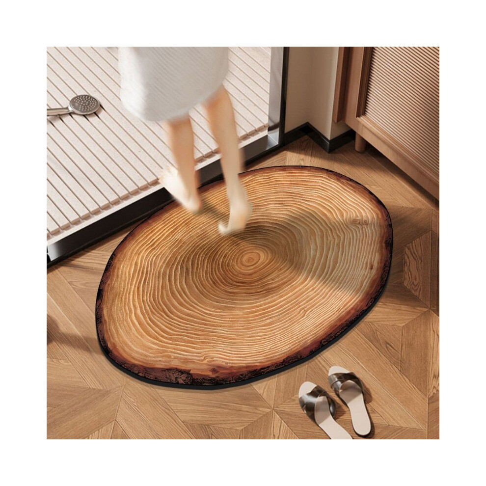 (Ring C, 50x80cm19.7x31.5in) bathroom door absorbent foot pad quick drying pad dirt-resistant non-slip bathroom foot pad room toilet floor mat-image-OPC-PGBFSPN-NEW