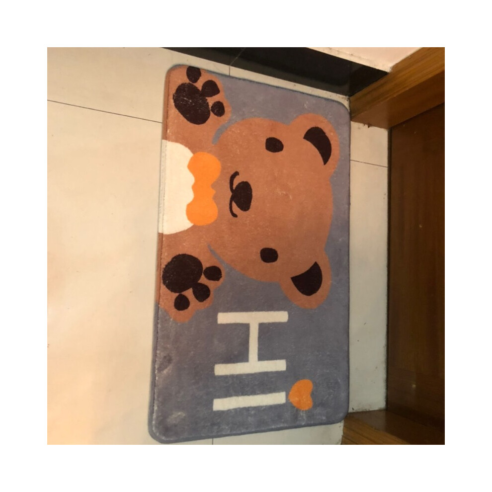 (Pattern 1, 100x150cm39.3x59in) Imitation cashmere door mat, foot mat for home entry, bedroom, living room sofa cushion