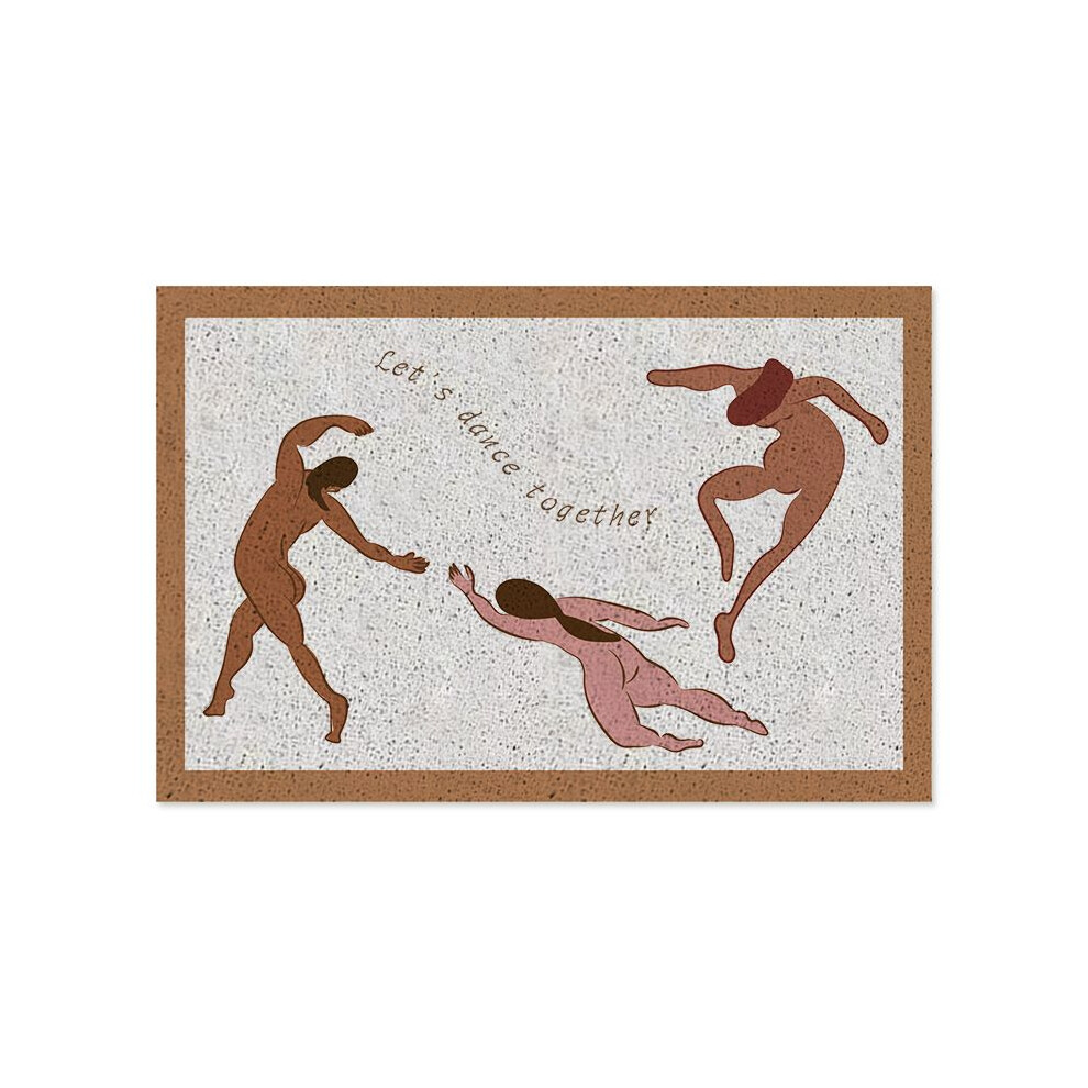 (A-4, 50X80cm 19.7X31.5in ) Niche floor mats, household door mats, home entry mats, soil rubbing mats, outdoor foot mats, anti slip mats