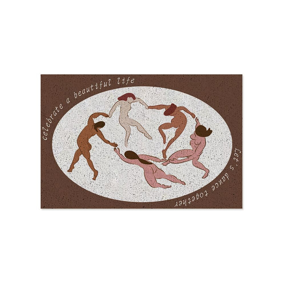 (A-5, 50X80cm 19.7X31.5in ) Niche floor mats, household door mats, home entry mats, soil rubbing mats, outdoor foot mats, anti slip mats