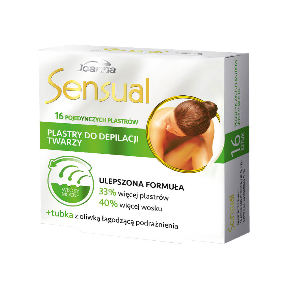 Kosmetyk Joanna Sensual 16 Strong Facial Depilation Patches