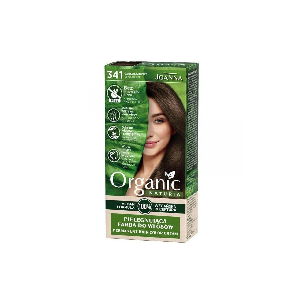 JOANNA Organic Vegan hair dye 341 Chocolate