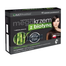 AvetPharma Mega Krzem z biotyną, 40 tabletek powlekanych