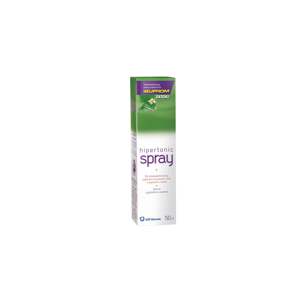 Ibuprom Zatoki Hipertonic, Spray Do Nosa, 50 Ml