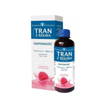 TRAN Z REKINA Fish oil with raspberry Smaku Malinowym - 330ml
