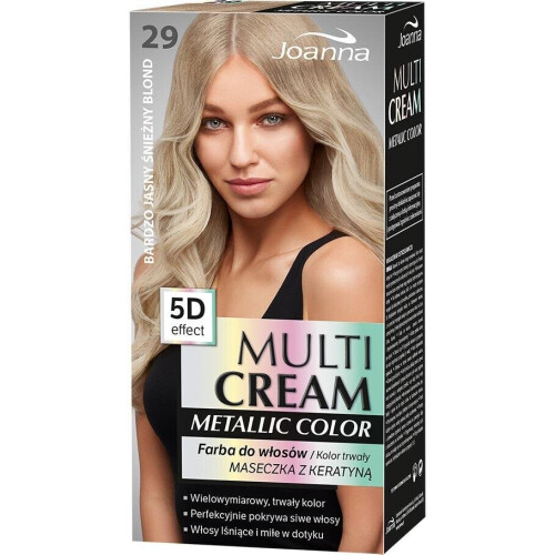 JOANNA MULTI Metallic Maling 29 hvid/lys sneblå