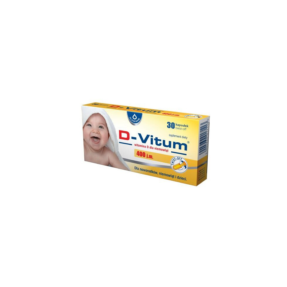 D-Vitum D Vitum 400 J.m. 30 Kapsulek Twist-Off