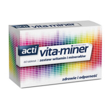 Acti Vita-miner Zestaw witamin i minerałów 60tablets