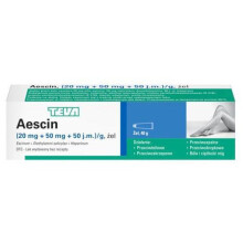 AESCIN Gel - 40 g Drug for bruises and swelling