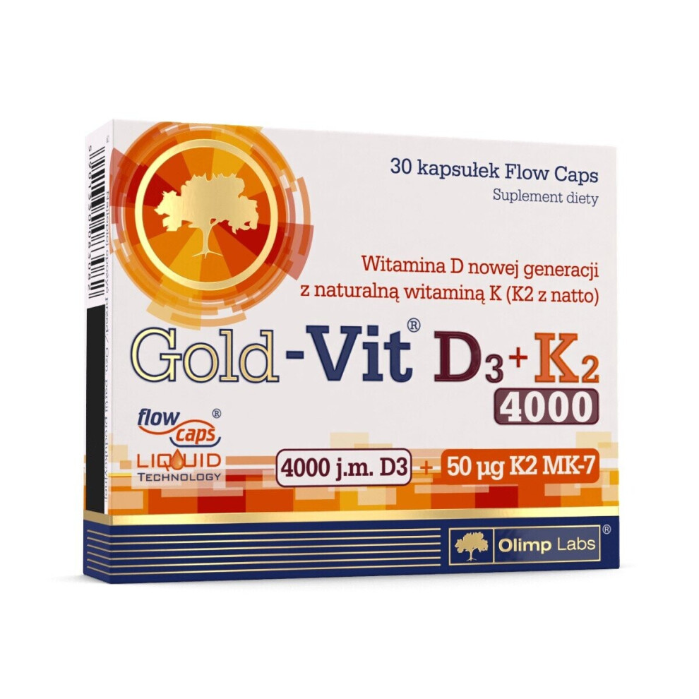Olimp Laboratories Sp. Z O.o. Olimp -Vit D3 4000 Iu + K2 - 30Capsules Gold