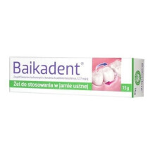 Baikadent 5,77 mg/ g, żel do stosowania w jamie ustnej, 15 g
