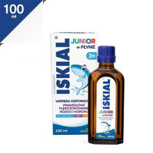 Iskial Junior w Płynie, dla dzieci powyżej 3 lat i dorosłych, smak cytrynowy, 100 ml