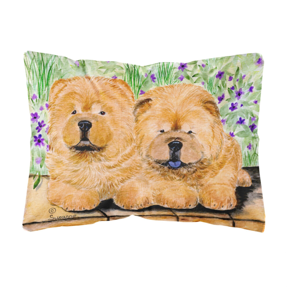 Coussin D Coratif En Toile Multicolore Caroline's Treasures SS8123PW1216 Chow Chow-image