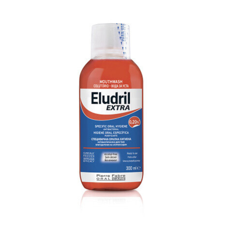 Eludril, Apă de gură, Antibacterial, 300 ml