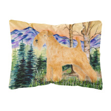 Caroline's Treasures SS8168PW1216 Lakeland Terrier Decorative Canvas Fabric Pillow Large Multicolor
