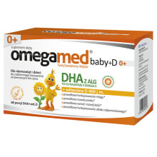 OMEGAMED BABY + D 0+ Vitamin D 400 IU - 60 twist-off capsules