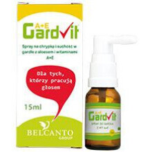 GARDVIT A + E Liquid throat spray with vitamins A & E 15 ml