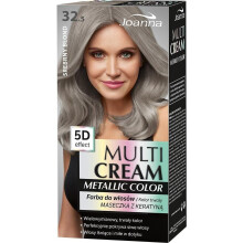JOANNA Multi Cream Color Métallique Colorant Cheveux N 32.5 Blond Argenté.