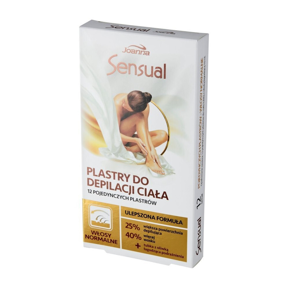 Brand:-Joanna Women's Joanna Sensual Body Depilation Patches For Normal Hair - 12Pieces