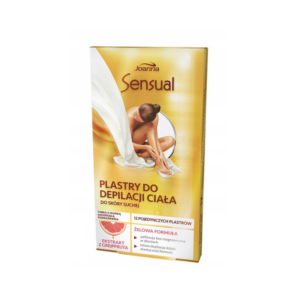 Brand:-Joanna Joanna Sensual Body Depilation Gel Strips With Grapefruit-12Pieces