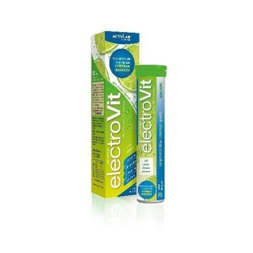 ELECTROVIT 20 tabletek musujących smak LIMONKA