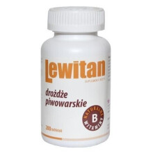 LEWITAN Z Brewer's Yeast with Magnesium, B Vitamins & Calcium - 200 Tablets for Metabolism, Skin & Hair Support
