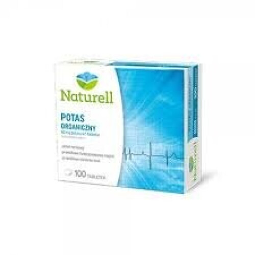 NATURELL Potas Organiczny Potassium Supplement – 100 Tablets for Daily Mineral Support