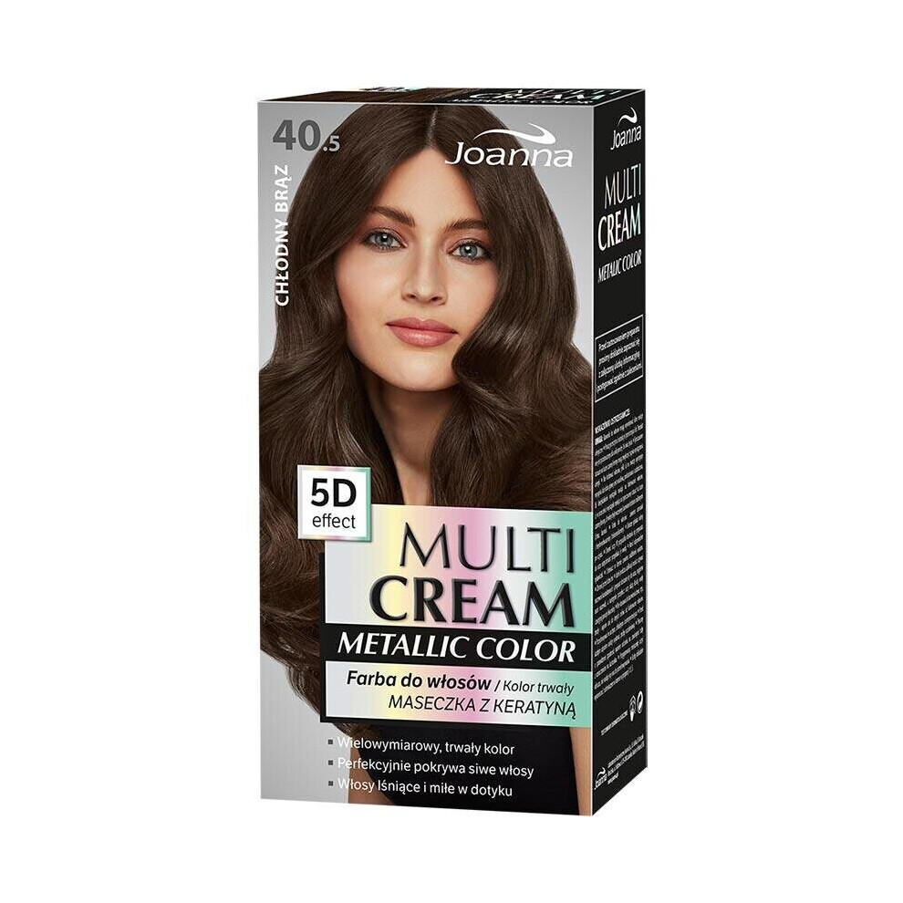 Joanna Cream,Brown Multi Cream Metallic Color Farba 40.5 ChåOdny BräZ