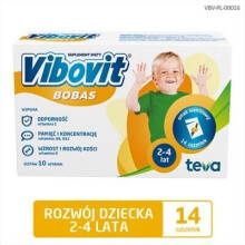 VIBOVIT BOBAS vanilla flavor multivitamin- 14 sachets