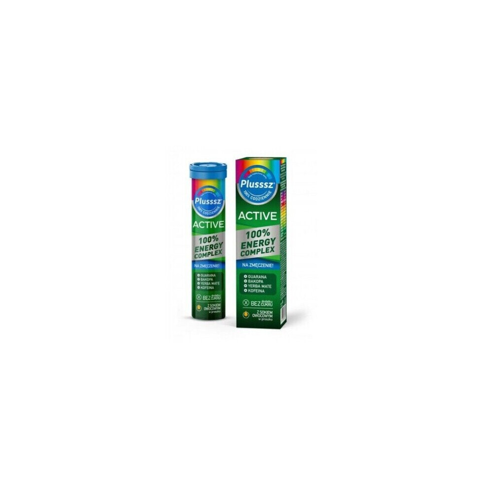 Polski Lek Plusssz Active 100% Energy Complex - 20 Effervescent Tablets