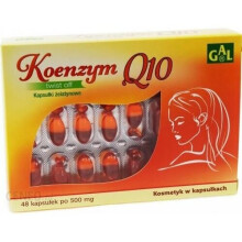GAL, koenzym Q-10, kosmetyk w kapsułkach, 48 kapsułek twist-off