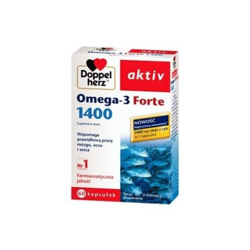 DOPPELHERZ AKTIV OMEGA-3 FORTE 60 capsules