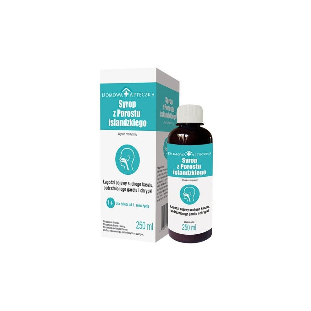 Domowa Apteczka Syrop Z Porostu Islandzkiego Icelandic Lichen Syrup-250Ml