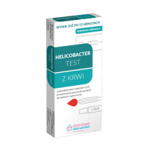 Domowe Laboratorium Helicobacter Test, domowy test do wykrywania bakterii H. pylori w krwi, 1 sztuka