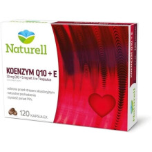 Naturell Koenzym Q10 + E, 120 kapsułek
