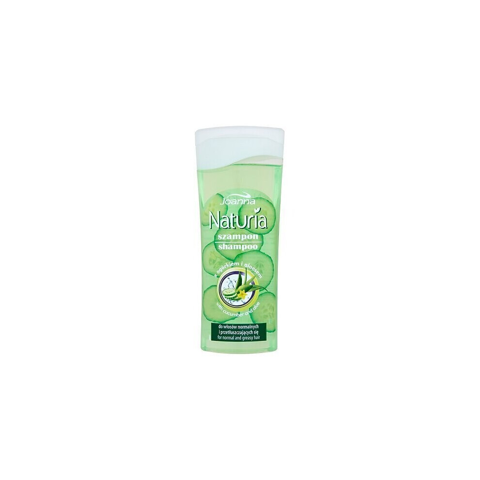 Joanna Naturia Shampoo With Cucumber & Aloe Vera For Oily Hair 500Ml